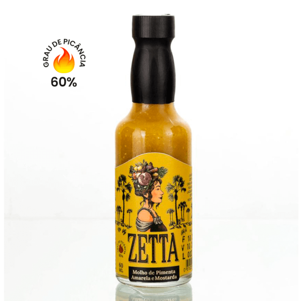 Molho de Pimenta Amarela e Mostarda (60ml)
