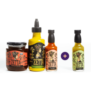 Combo 2 (Geleia + Mostarda Amarela + Pimenta Vermelha + Pimenta Verde)