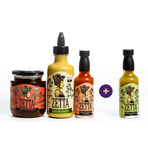 Combo 6 (Geleia + Alho Defumado + Pimenta Vermelha + Pimenta Verde)